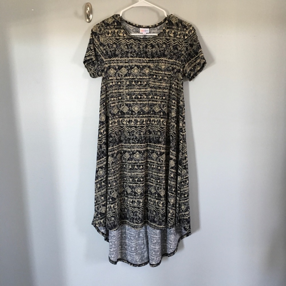 Tribal print Carly style dress.